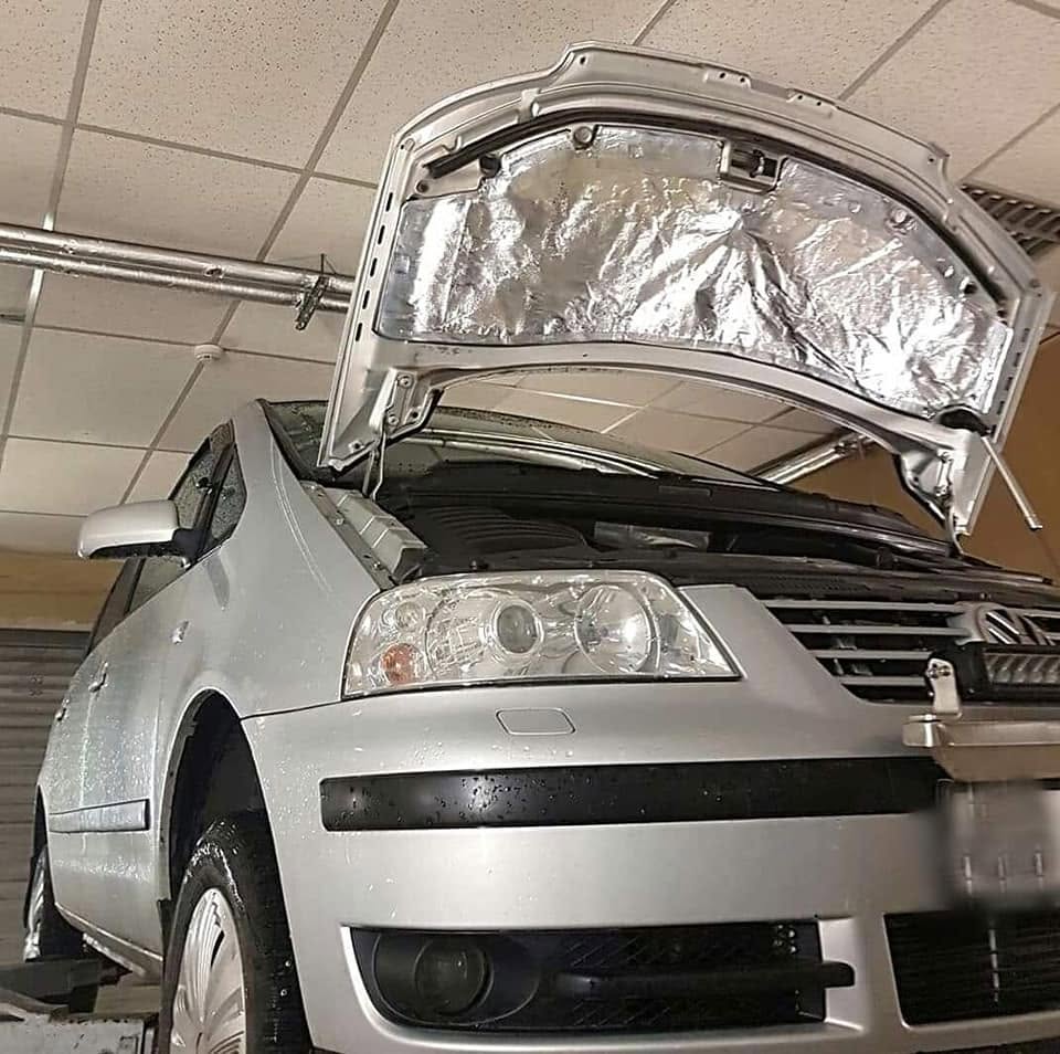 Volkswagen patikra pakėlus variklio dangtį
